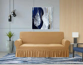 Turkish Style Sofa cover set (Golden light color)